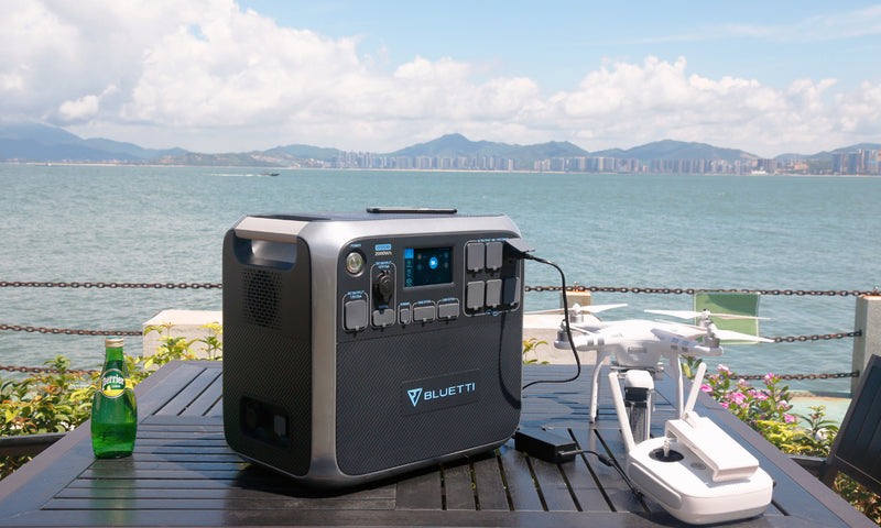 Bluetti AC200P 2000Wh/2000W Portable Power Station with 3 PCS SP120 120W Solar Panel (Gift EB40)